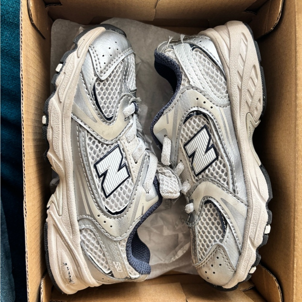 New Balance Kids' Silver Sneakers